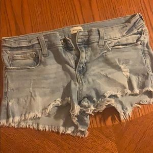 Low rise shorts
